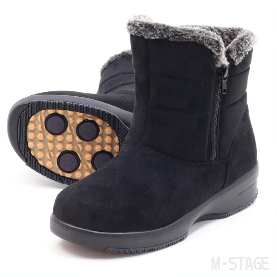 NORTH DATE（ノースデイト） レディース 防滑 防寒 幅広 4E 両側サイド