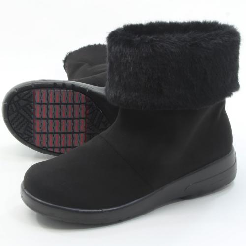 TOP DRY アサヒ トップドライ TDY3911 ブラック レディース スエード調