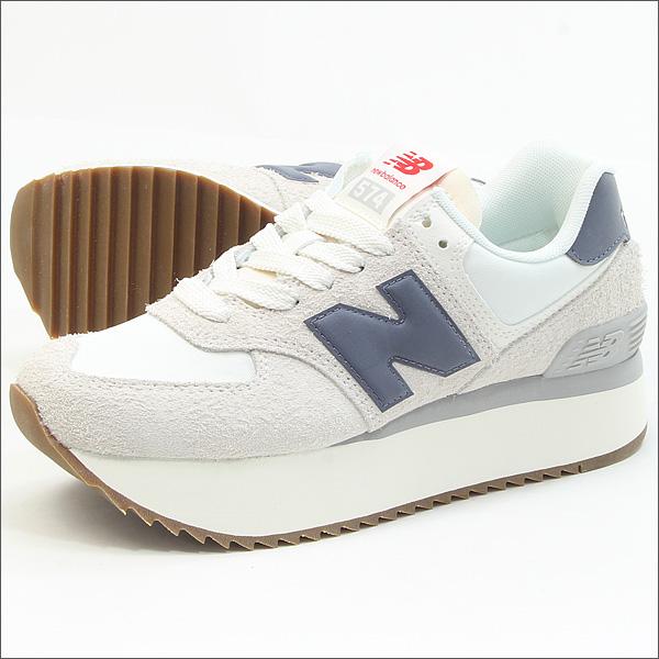 ニューバランス new balance NB 574+ WL574Z QA LIGHT GRAY 幅：B ローカット スニーカー レディース ライトグレー 灰 厚底 カジュアル スエード ランニング｜mstage｜13