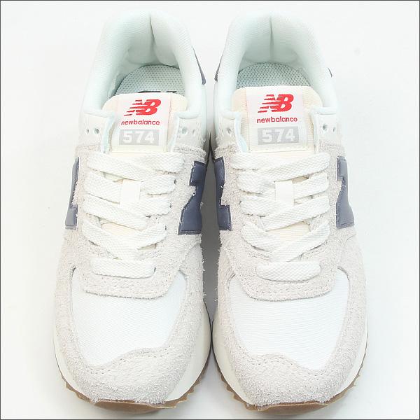 ニューバランス new balance NB 574+ WL574Z QA LIGHT GRAY 幅：B ローカット スニーカー レディース ライトグレー 灰 厚底 カジュアル スエード ランニング｜mstage｜10