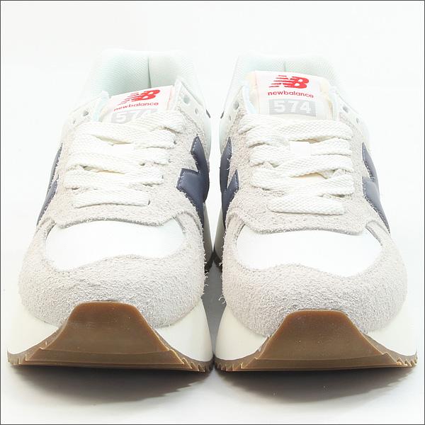 ニューバランス new balance NB 574+ WL574Z QA LIGHT GRAY 幅：B ローカット スニーカー レディース ライトグレー 灰 厚底 カジュアル スエード ランニング｜mstage｜11