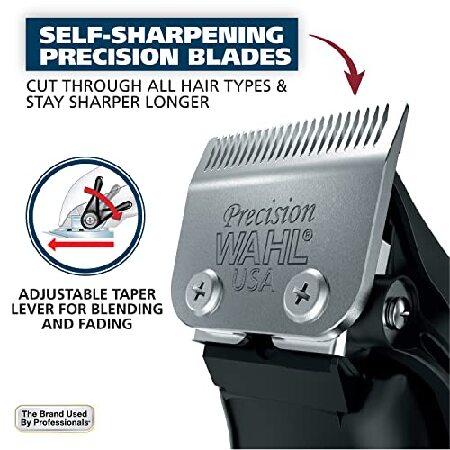 正規販売店品 Wahl Clipper Home Barber Kit Electric Corded Clipper and Battery Touch Up Trimmer ＆ Personal Groomer， 30 Piece Kit for Haircutting at Home - Model 79