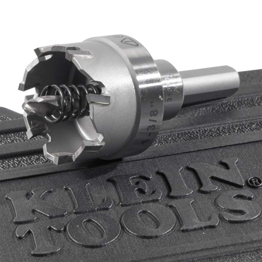 買取格安 Klein Tools 31872 Hole Cutter， 4-Piece Carbide Hole Cutter Set Includes Pilot Bit and is in Rust-Proof Molded Plastic Case