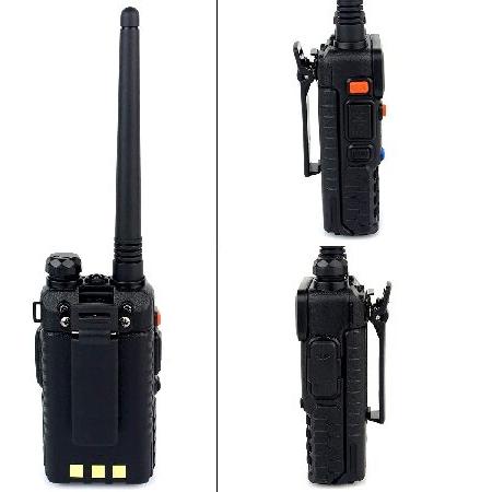 Retevis　RT-5R　Walkie　Power　Radios,　Band　1400mAh　Handheld　Two　Shoulder　128CH　High　Rechargeable　Dual　Way　Mic,　Radios　Range,　with　Way　Long　Talkies　for