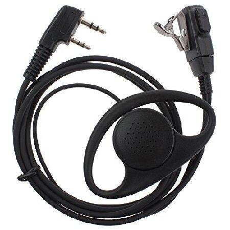 AOER　10　Pack　D　Earpiece　Kenwood　Two　for　Puxing　Shape　Way　Radio　Baofeng　2pin　PTT　Talkie　Headset　Wouxun　Walkie