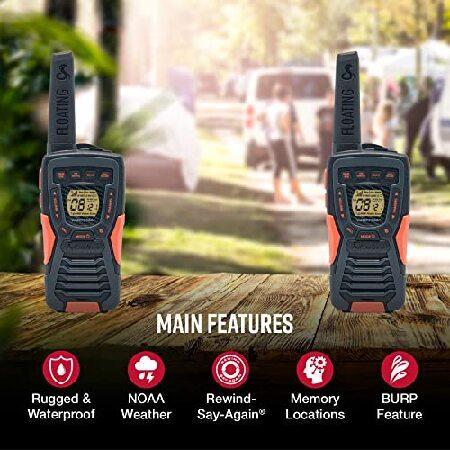 Cobra　ACXT1035R　FLT　Way　Waterproof,　Floating　up　37-Mile　Range　for　Talkies　＆　Two　Walkie　with　Rechargeable,　Long　Radio　V　Adults　NOAA　to　Alert　Weather