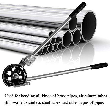 当店限定商品 180 Degree Tube Bender Tool Manual Tubing Bender Heavy Duty Pipe Bender for Brass Aluminum Stainless Steel Pipe