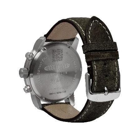 ツェッペリン ZEPPELIN 腕時計 8680-4 メンズ クォーツ グリーン カーキ