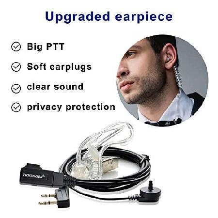 TIDRADIO　TD-V2　Walkie　Secret　Way　Talkies　Long　Walkie　Range,　for　Channels　Two　Walkie　Radio　Rechargeable　Earpiece　Mic,　16　with　with　Handheld　Adults　Serv