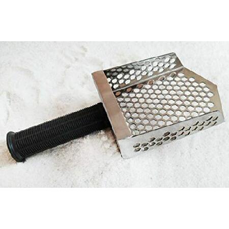 新春福袋 CooB Beach Sand Scoop Metal Detector Shovel. Compact Stainless Steel Hunting Detecting Tool (Digger)