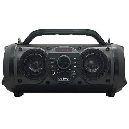 売れ筋ランキング Boytone BT-18BK Portable Bluetooth Boombox Speaker， Indoor/Outdoor， 25W， Loud Sound， Deeper Bass， EQ， 5 Subwoofer， 2 x 3.25 Tweeter， FM， 9H Playtime，