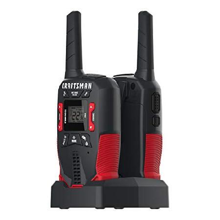 CRAFTSMAN　32-Mile　Long　Radios　for　Way　Weather　Two　Walkie　Range　(2　with　VOX　Resistant,　Adults　Talkies　Rechargeable　CMXZRAZF668　Pack)