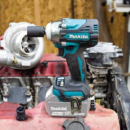 イニシャル Makita XWT14Z 18V LXT Lithium-Ion Brushless Cordless 4-Speed 1/2 Sq. Drive Impact Wrench w/Friction Ring Anvil， Tool Only　電動工具