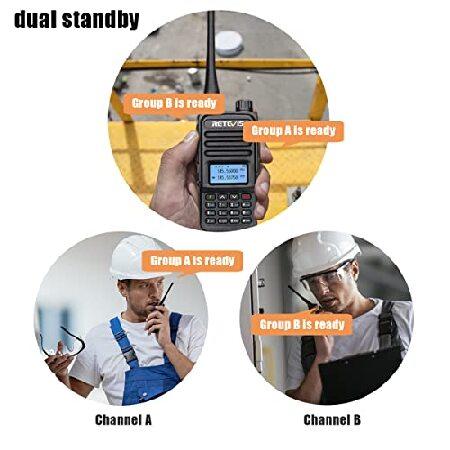 Retevis　RT85　Dual　Two　Talkies　Way　Walkie　Power　Long　Radios　Way　Channel,VOX,　Radios,High　Band　Range,200　Rescue,Construction,Warehouse(5　Pack)　for