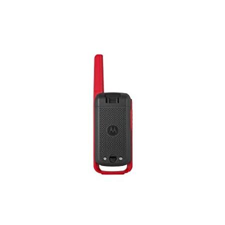 Motorola　Solutions　T210　Two-Way　Radio　Black　W　Red　Two-Pack