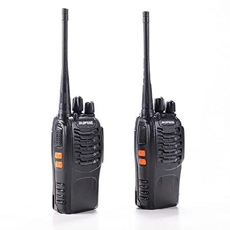 Pack　Baofeng　BF-888S　Ham　with　Rechargeable　Radio,　Way　Walkie　Wall　Talkie　Battery,　Two　Headphone　Charger