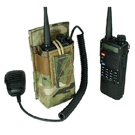 Specter　Gear　MOLLE　with　(Multicam),　Radio　Extended　Compatible　Pouch　BF-F8HP　Baofeng　Battery　UV-5R　Length　with