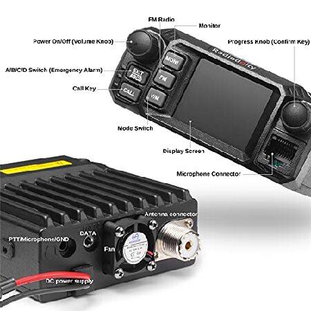 Radioddity　DB25-G　GMRS　Quad　Band　Scanning　with　25　Radio,　Radio　Watts　Dual　GMRS　Mobile　Range,　Way　Receiver,　for　Two　Long　V　Repeater　Car　Watch,　Capable,