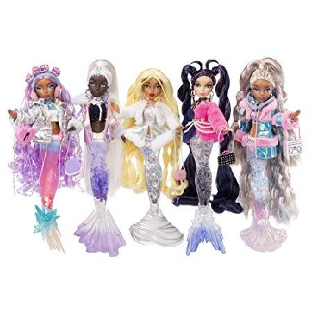 日本売筋品 MERMAZE MERMAIDZ(TM) Winter Waves Crystabella(TM) Mermaid Fashion Doll with Color Change Fin， Glitter-Filled Tail and AccessoriesLOLサプライズ