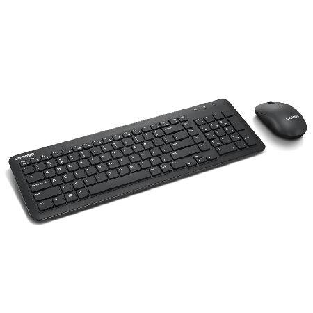 通販の特価 Lenovo 300 Wireless Combo Keyboard and Mouse， 2.4 GHz Nano USB-A Receiver， Batteries Included