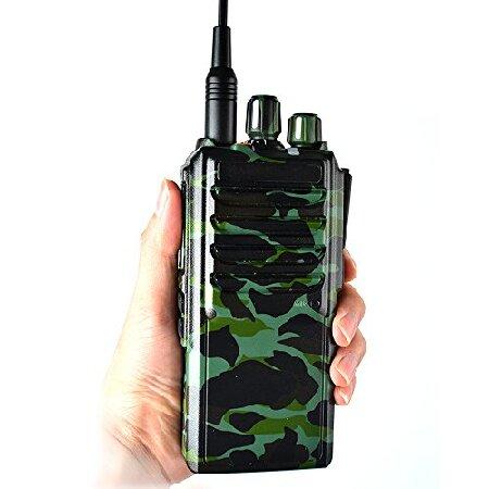 HYS　25Watt　Super　(CAMO　UHF　Battery　Walkie-Talkie　4000mAh　16Channel　Radio　400-480Mhz　Two-Way　Range　Handheld　2Pack)　Long