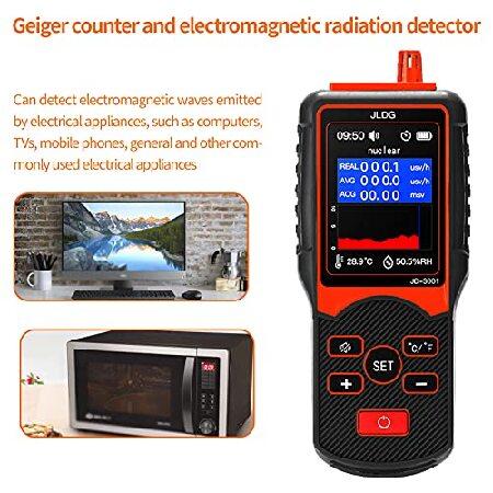 正規品特価セール Geiger Counter、電磁放射検出器、ポータブルハンドヘルドデジタル電磁放射検出器、バックライトLCDディスプレイ付きJD-3001テスト機器 X線コンピュータテレビ電