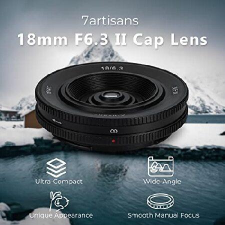 注文割引 7artisans 18mm F6.3 II パンケーキレンズ 広角レンズ 小型＆軽量 APS-C マニュアル (Sony Eマウント)
