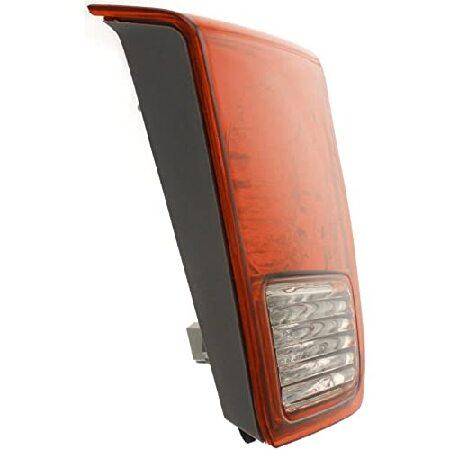 公認 Yoemeegy Tail Light Assembly Inner Driver Side Left Taillight Taillamp Lamp Replacement Clear＆Red Lens PNM14202
