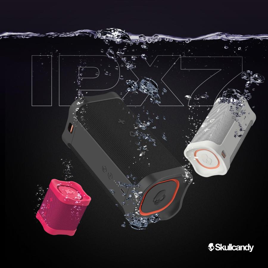 特価ブログ Skullcandy Terrain Mini Wireless Bluetooth Speaker - IPX7 Waterproof Portable with Dual Custom Passive Radiators， 14 Hour Battery， Nylon Wrist Wrap，