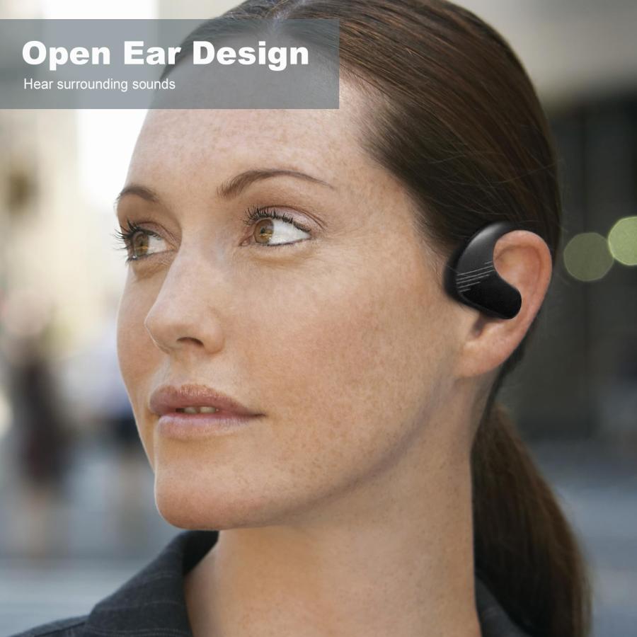 新作商品も続々入荷中！ Nurati N2 Open Ear Headphones with Ear Hooks， Bluetooth 5.3 Wireless Earphones with 50 Hours， HiFi Sound， Crystal Clear Calls， Ultra Thin and Light， O