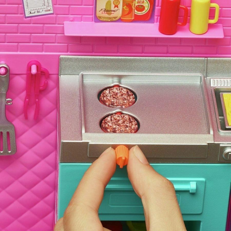 限定特価 Barbie You Can Be Anything フードトラックプレイセット 人形3個とアクセサリー30個付き