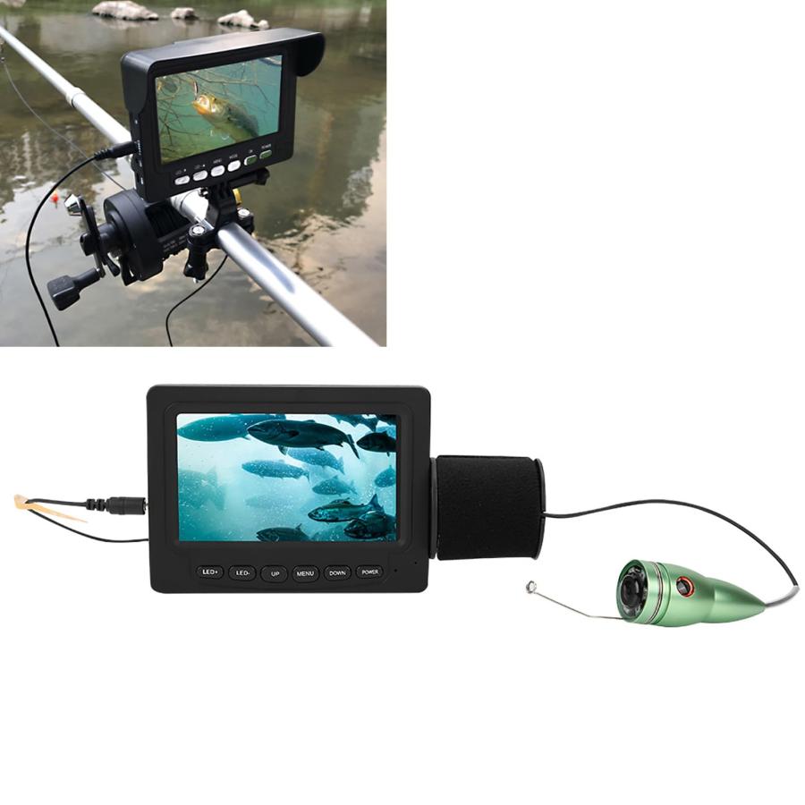 即納 Dioche 4.3 HD Underwater Fishing Camera， Colorful Underwater Visual Fish Finder Video Camera Fishing Camera Kit for Lake， Boat， Ice Fishing