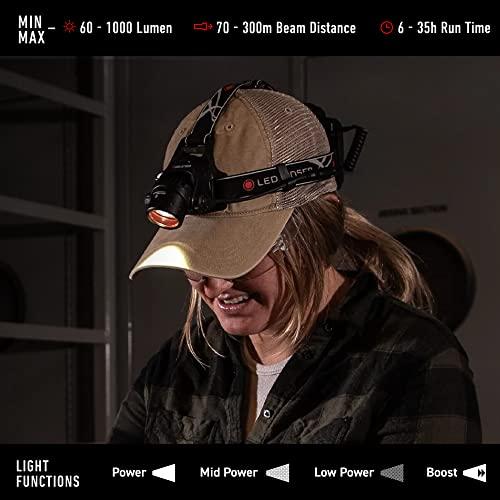 LED LENSER H14R.2 ヘッドランプ キャンプ LEDLenser H14R.2 Rechargeable Headlamp | Powerful Lighting