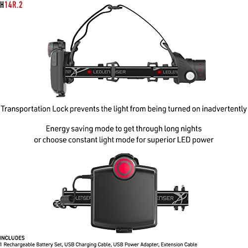 Ledlenser, H14R.2 Rechargeable Headlamp, LED Light for Ledlenser, H14R.2 Rechargeable Headlamp, LED Light for