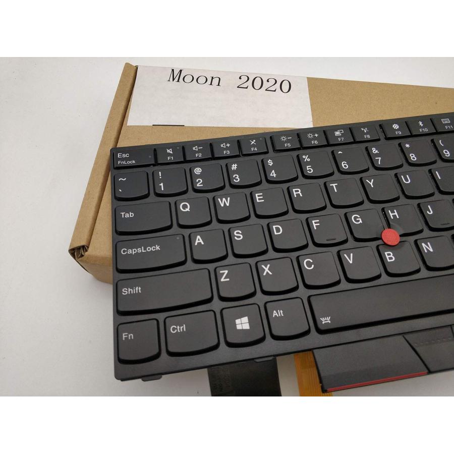 Moon2020 USキーボード交換用 Lenovo ThinkPad E580 L580 01YP680 01YP680 SN5372BL バックライト付き｜mstand｜03