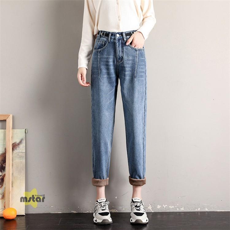 デニムパンツ レディース ジーンズ ボトムス 裏ボア ゆったり 厚手 着痩せ パンツ ズボン 冬服 秋冬 きれいめ Pf Mstar Yahoo 店 通販 Yahoo ショッピング