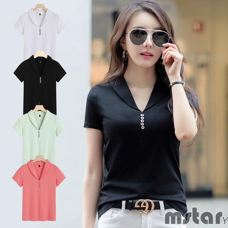 ポロシャツ 半袖 レディース 半袖ポロシャツ 黒ポロシャツ 仕事 介護 制服 レディースポロシャツ 白 黒 白ポロシャツ おしゃれ カジュアル 着痩せ Pf Mstar Yahoo 店 通販 Yahoo ショッピング