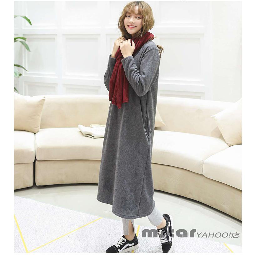 レディース ワンピース 裏起毛 冬ワンピース インナー ゆったり カジュアル Pf Mstar Yahoo 店 通販 Yahoo ショッピング