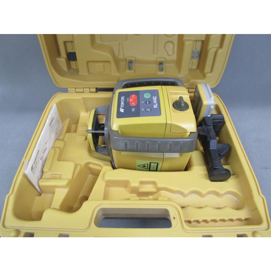 【ジャンク品】トプコン　回転レーザー　RL-H4C　ケース・付属品・説明書付き【未校正品】【ハンズクラフト熊本けやき通り店】 ジャンク品】トプコン 回転レーザー RL-H4C ケース・付属品・説明書