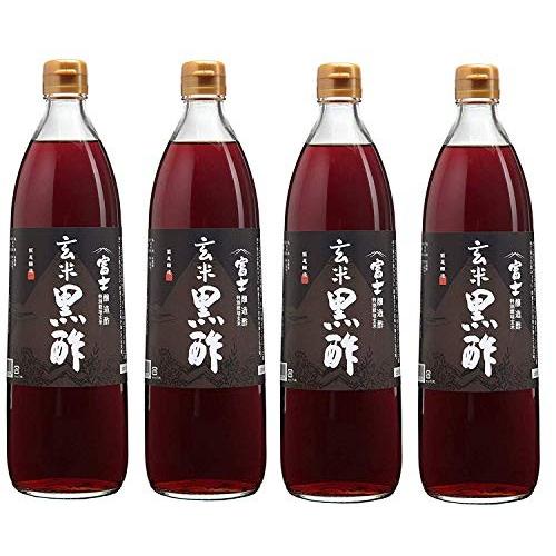 飯尾醸造 富士酢 富士玄米黒酢 900ml 4セット Mohmmadiyon Com