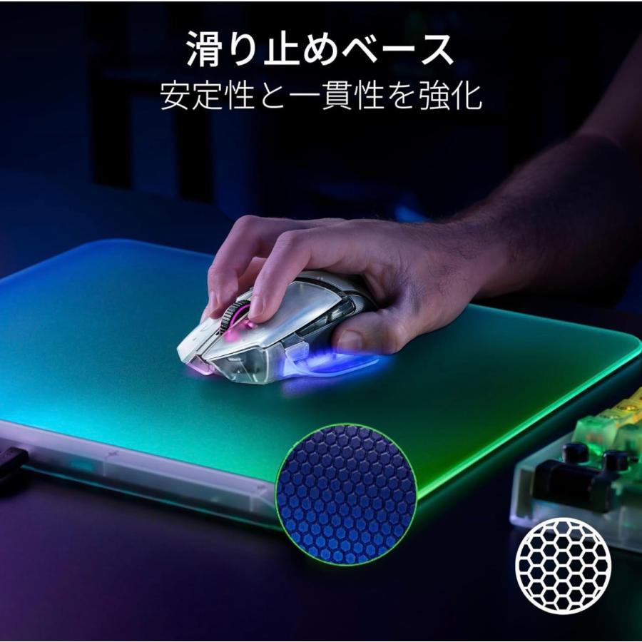 Razer（レイザー） Firefly V2 Pro Phantom White Edition 滑り止め