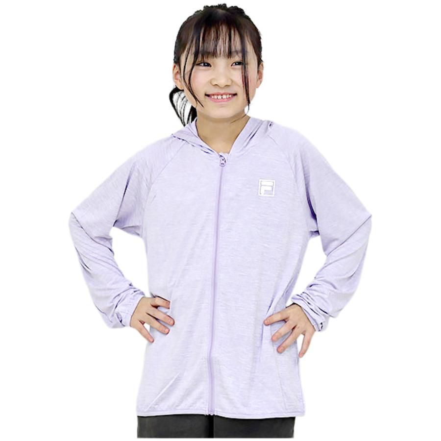 FILA（フィラ） UVカットパーカー キッズ ジュニア 接触冷感 吸水速乾