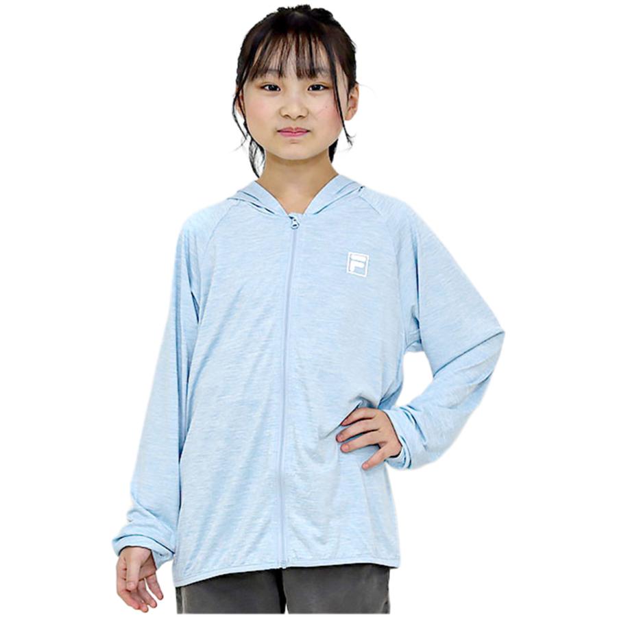 FILA（フィラ） UVカットパーカー キッズ ジュニア 接触冷感 吸水速乾