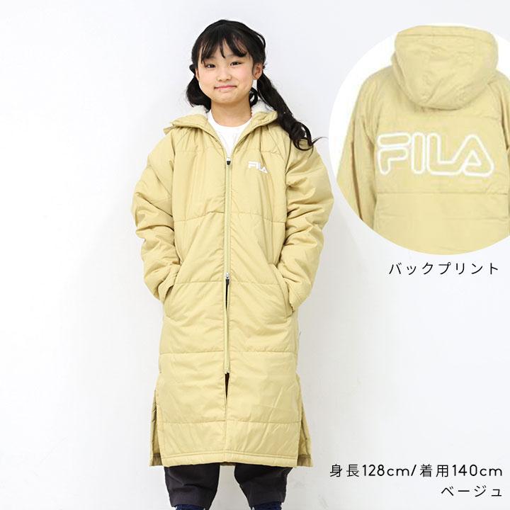 FILA ベンチコート ジュニア キッズ 女の子 130 140 150 160 FILA ベンチコート ジュニア キッズ 女の子 130 140 150 160
