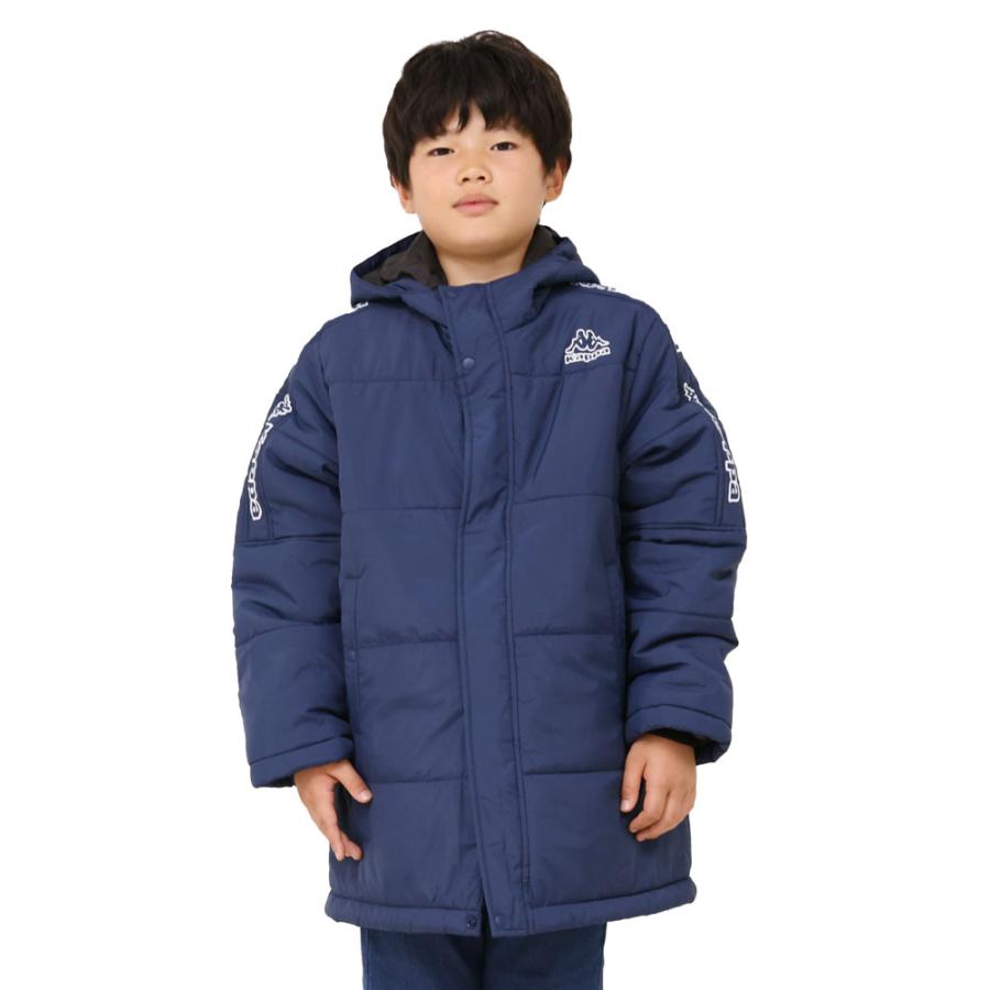 Kappa（カッパ） 中綿ジャケット キッズ ハーフコート ベンチコート