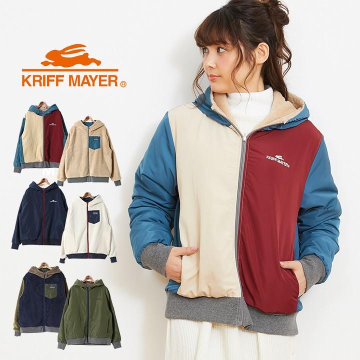 フリースパーカー レディース リバーシブル ジャケット アウトドア ライトアウター 秋冬 キャンプ 山ガール トップス クリフメイヤー Kriffmayer オシャレ l Manhattan Store 通販 Yahoo ショッピング