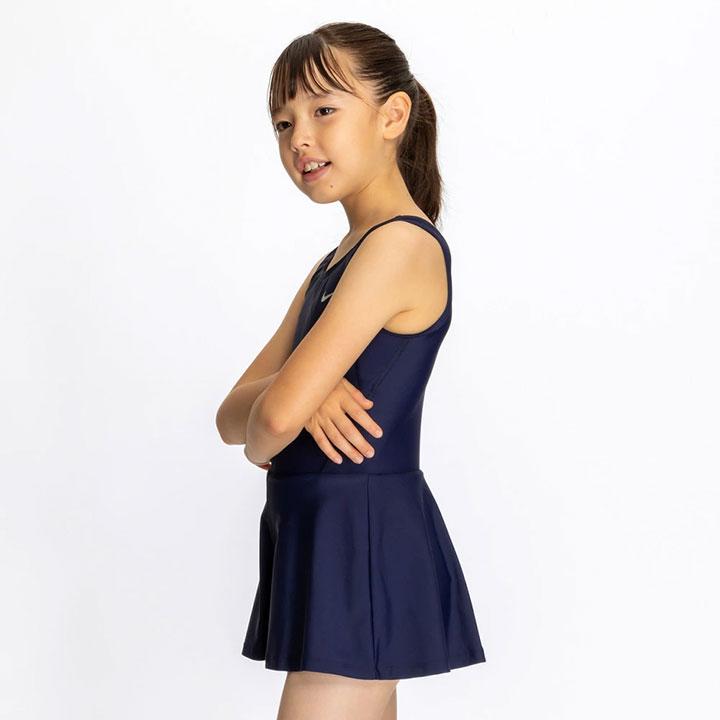 NIKE（ナイキ） スクール水着女子 女の子 小学生 キュロットスカート 