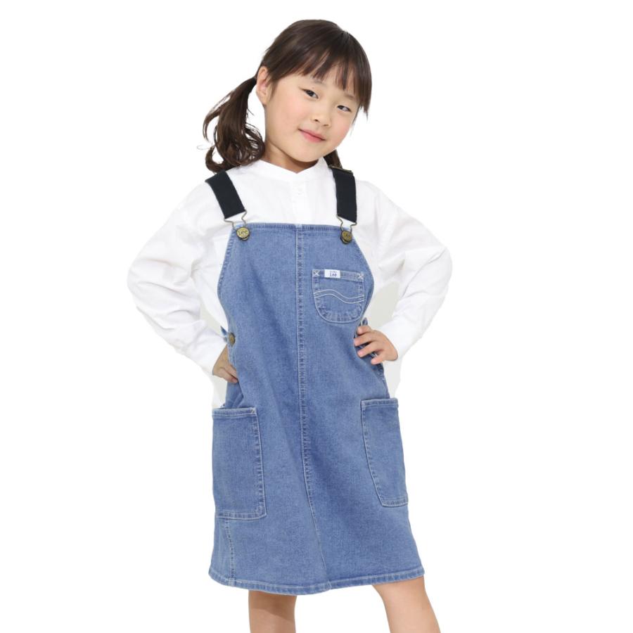 Lee（リー） ワンピース キッズ バディ デニム ジャンパースカート
