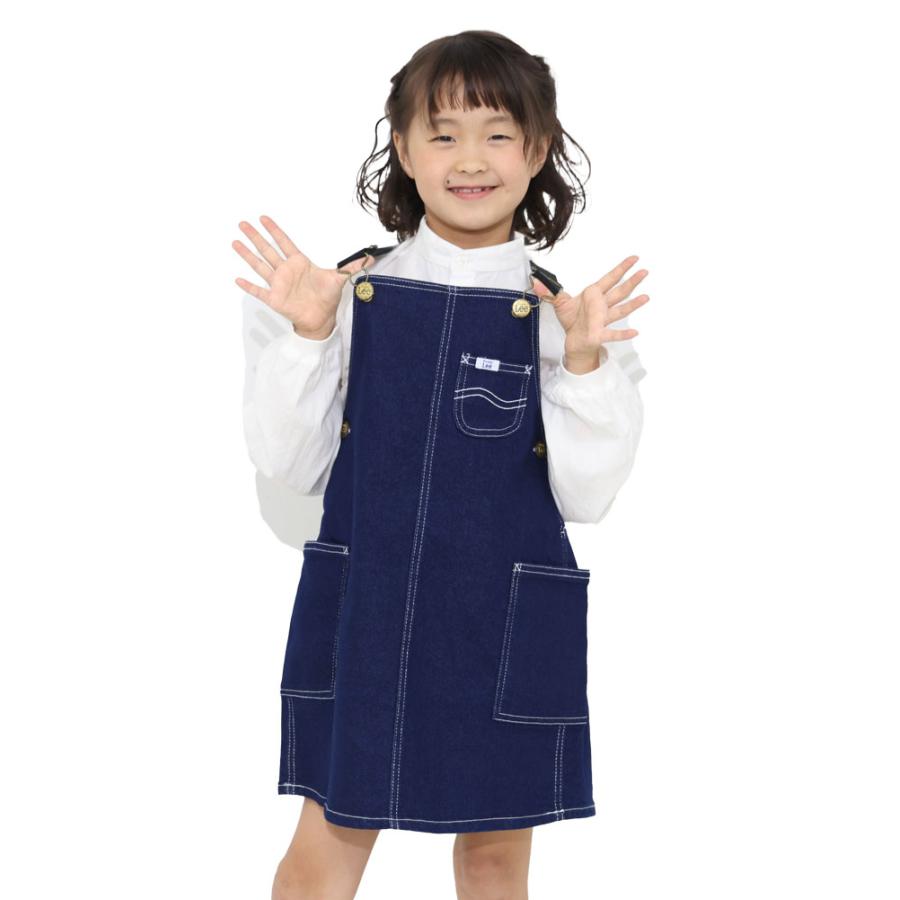 Lee（リー） ワンピース キッズ バディ デニム ジャンパースカート