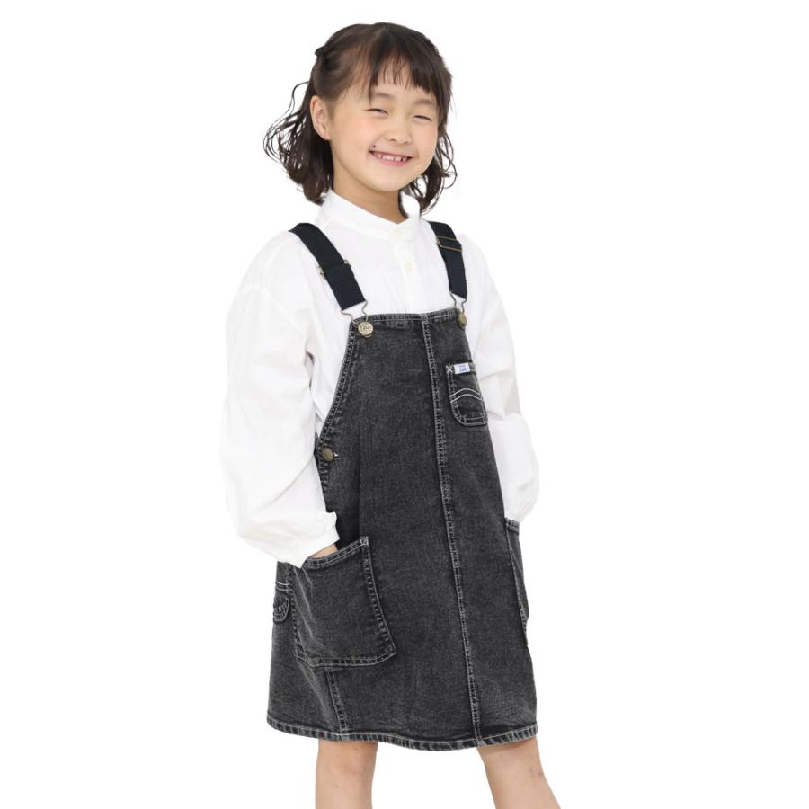 Lee（リー） ワンピース キッズ バディ デニム ジャンパースカート